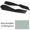 416459 Leather Console Side Panels, 1982-1982 Chevy Corvette, Silvergreen - image 1
