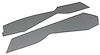 416464 Leather Console Side Panels, 1981-1981 Chevy Corvette, Silver - image 1