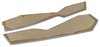 416464 Leather Console Side Panels, 1981-1981 Chevy Corvette, Silver - image 4