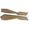416468 Leather Console Side Panels, 1982-1982 Chevy Corvette, Gray - image 3