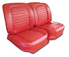 416735 Vinyl Seat Covers, 1959-1959 Chevy Corvette, Red - image 1
