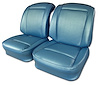 416908 Vinyl Seat Covers, 1961-1961 Chevy Corvette, Jewel Blue - image 1