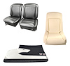 416920K Interior Package, 1961-1961 Chevy Corvette, OE Vinyl Covers, Foam, Deluxe Door Panels, Black - image 1