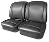 417020 Vinyl Seat Covers, 1962-1962 Chevy Corvette, Black - image 1