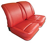 417035 Vinyl Seat Covers, 1962-1962 Chevy Corvette, Red - image 1