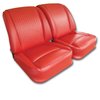 417035 Vinyl Seat Covers, 1962-1962 Chevy Corvette, Red - image 2