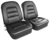 417320KCV Convertible Interior Package, 1965-1965 Chevy Corvette, OE Vinyl Covers, Foam, Deluxe Door Panels, Black - image 2