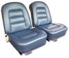 417340 Vinyl Seat Covers, 1965-1965 Chevy Corvette, Bright Blue - image 2