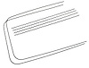 41741 Corrugated Seat Wire Kit, 1963-1964 Chevy Corvette, 6 Piece - image 1