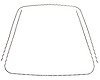 41744 Corrugated Seat Wire Kit, 1967-1967 Chevy Corvette, 2 Piece - image 1