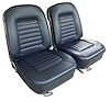 417444 Vinyl Seat Covers, 1966-1966 Chevy Corvette, Dark Blue - image 1