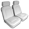 417465 Vinyl Seat Covers, 1966-1966 Chevy Corvette, White - image 1