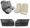 417520KCP Coupe Interior Package, 1967-1967 Chevy Corvette, OE Vinyl Covers, Foam, Deluxe Door Panels, Black - image 1