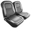 417520KCP Coupe Interior Package, 1967-1967 Chevy Corvette, OE Vinyl Covers, Foam, Deluxe Door Panels, Black - image 2