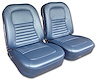 417540 Vinyl Seat Covers, 1967-1967 Chevy Corvette, Bright Blue - image 1
