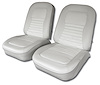417565 Vinyl Seat Covers, 1967-1967 Chevy Corvette, White - image 1