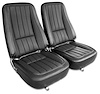 417620 Vinyl Seat Covers, 1968-1968 Chevy Corvette, Black - image 1
