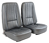 417663 Vinyl Seat Covers, 1968-1968 Chevy Corvette, Gunmetal - image 1