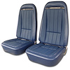 417847 Vinyl Seat Covers, 1971-1972 Chevy Corvette, Royal Blue - image 1