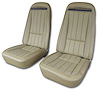 417851 Vinyl Seat Covers, 1973-1974 Chevy Corvette, Medium Saddle - image 1