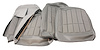 417861 Vinyl Seat Covers, 1974-1974 Chevy Corvette, Silver - image 1