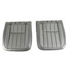 417861MS Mounted Seats, 1974-1974 Chevy Corvette, Silver Vinyl w/Shoulder Harness - image 2