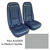 417961 Vinyl Seat Covers, 1975-1975 Chevy Corvette, Silver - image 1