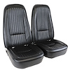 418020M Mounted Seats, 1976-1976 Chevy Corvette, Black, Vinyl - image 1