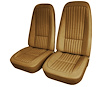 418057M Mounted Seats, 1976-1976 Chevy Corvette, Buckskin Vinyl - image 1