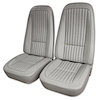 418067 Vinyl Seat Covers, 1976-1976 Chevy Corvette, Smoke - image 1