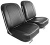 418320KCV Convertible Interior Package, 1963-1963 Chevy Corvette, Leather Covers, Foam, Deluxe Door Panels, Black - image 2