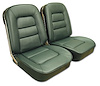 418514 Leather Seat Covers, 1965-1965 Chevy Corvette, Green - image 1
