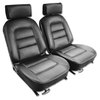 418520 Leather Seat Covers, 1965-1965 Chevy Corvette, Black - image 3