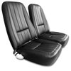 418920 Leather Seat Covers, 1969 Chevy Corvette, Black - image 2