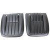 419020MS Mounted Seats, 1970-1971 Chevy Corvette, Black, Leather Vinyl, w/Shoulder Harness - image 4