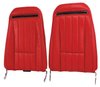 419130M Mounted Seats, 1970-1971 Chevy Corvette, Red 100-percent Leather w/o Shoulder Harness - image 2
