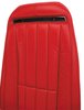 419130M Mounted Seats, 1970-1971 Chevy Corvette, Red 100-percent Leather w/o Shoulder Harness - image 3