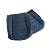 419247 Leather Seat Covers, 1972-1972 Chevy Corvette, Royal Blue Leather/Vinyl Original - image 3