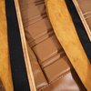 419253 Leather Seat Covers, 1972-1972 Chevy Corvette, Dark Saddle Leather/Vinyl Original - image 2