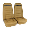 419415 Leather Seat Covers, 1972-1972 Chevy Corvette, Light Saddle 100-percent-Leather - image 1