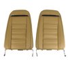 419415MS Mounted Seats, 1972-1972 Chevy Corvette, Light Saddle 100-percent Leather w/Shoulder Harness - image 2