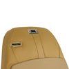 419415MS Mounted Seats, 1972-1972 Chevy Corvette, Light Saddle 100-percent Leather w/Shoulder Harness - image 3