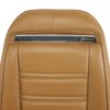 419451MS Mounted Seats, 1973-1974 Chevy Corvette, Medium Saddle 100-percent Leather w/Shoulder Harness - image 3