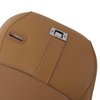 419451MS Mounted Seats, 1973-1974 Chevy Corvette, Medium Saddle 100-percent Leather w/Shoulder Harness - image 4