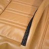 419551 Leather Seat Covers, 1975-1975 Chevy Corvette, Medium Saddle Leather/Vinyl Original - image 4