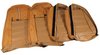 419651 Leather Seat Covers, 1975-1975 Chevy Corvette, Medium Saddle 100-percent-Leather - image 2