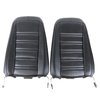 419720M Mounted Seats, 1976-1978 Chevy Corvette, Black, Leather Vinyl - image 2