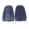 419745M Mounted Seats, 1977-1977 Chevy Corvette, Dark Blue Leather Vinyl - image 2