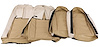 419750 Leather Seat Covers, 1978-1978 Chevy Corvette, Doeskin Leather/Vinyl Original - image 1