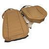 419757 Leather Seat Covers, 1976-1977 Chevy Corvette, Buckskin Leather/Vinyl Original - image 1